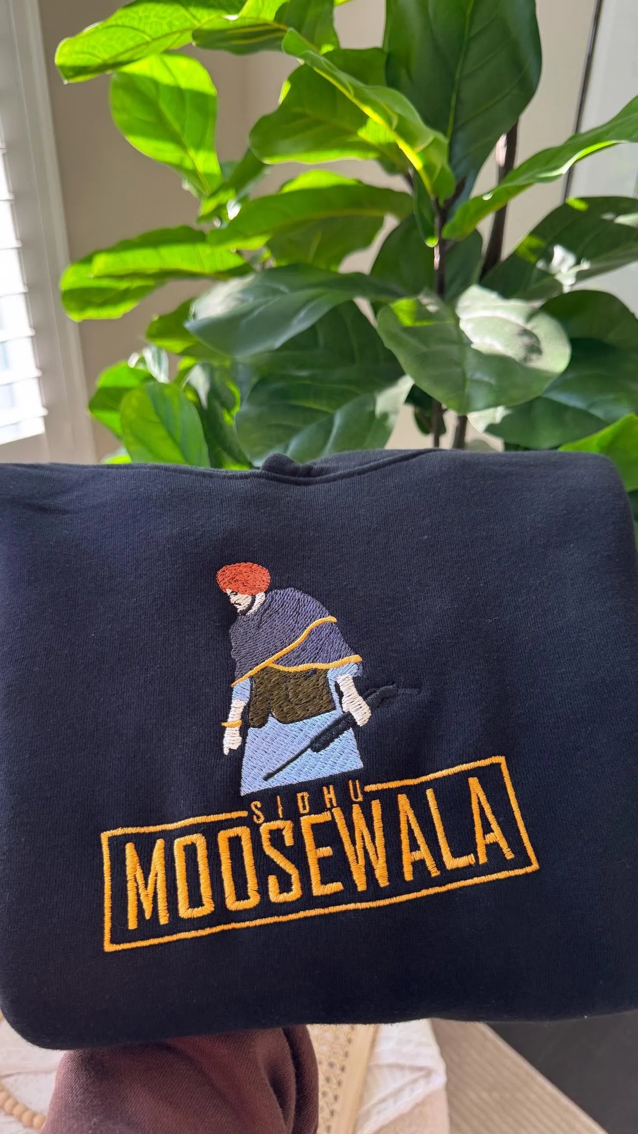 Moosewala | Sidhu Moosewala EMBROIDERED Crewneck or Hoodie