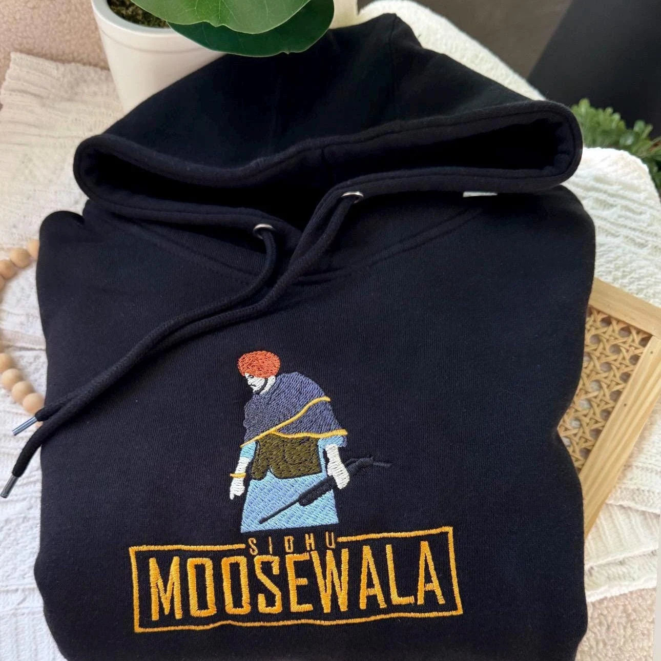 Moosewala | Sidhu Moosewala EMBROIDERED Crewneck or Hoodie