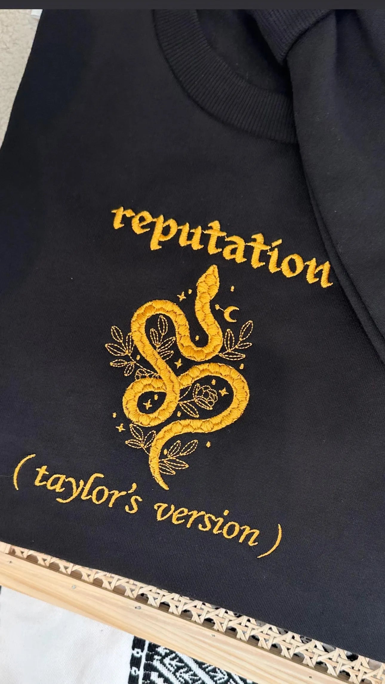 Reputation Snake | Taylor EMBROIDERED Sweatshirt Crewneck or Hoodie